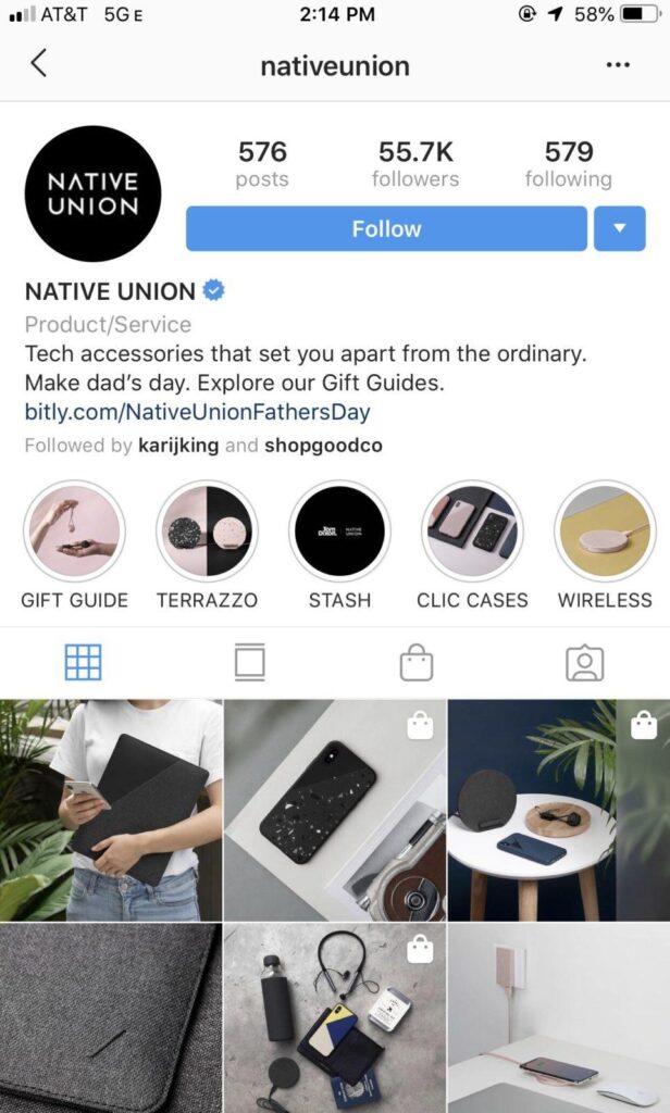 native union product tags