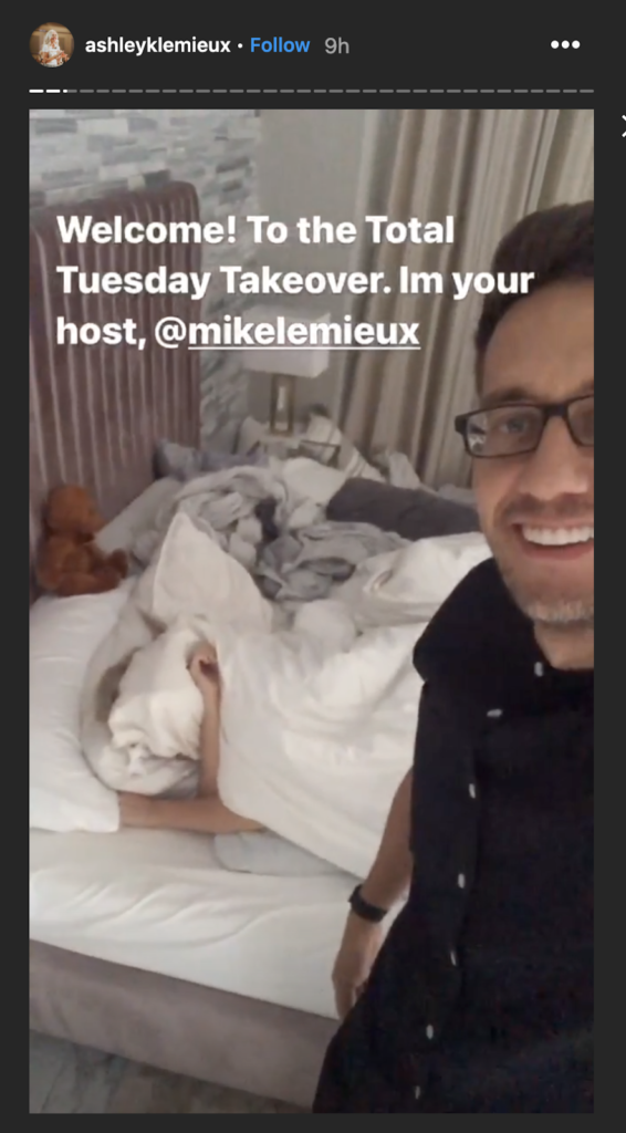 example of an instagram takeover