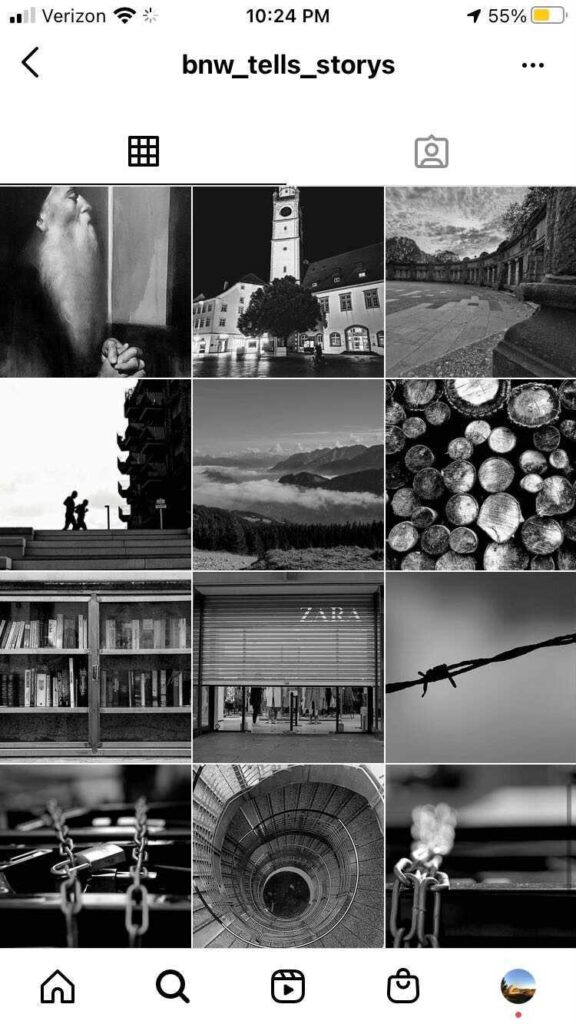 having a brand theme on your instagram for business account