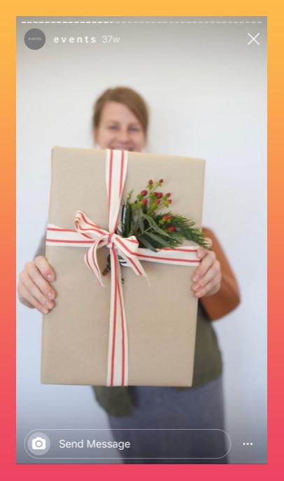 Instagram stories business behind-the-scenes