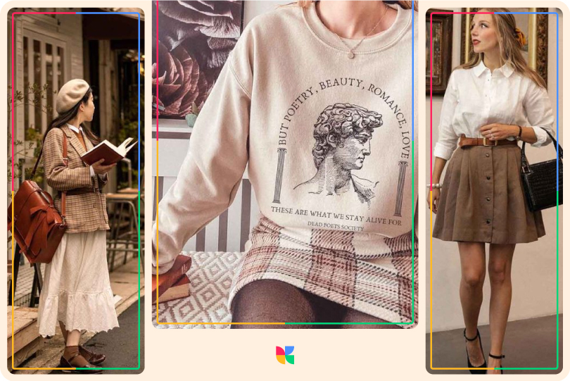 light academia aesthetic girlies on