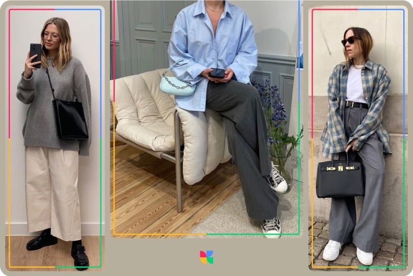 normcore aesthetic girl styles on social media