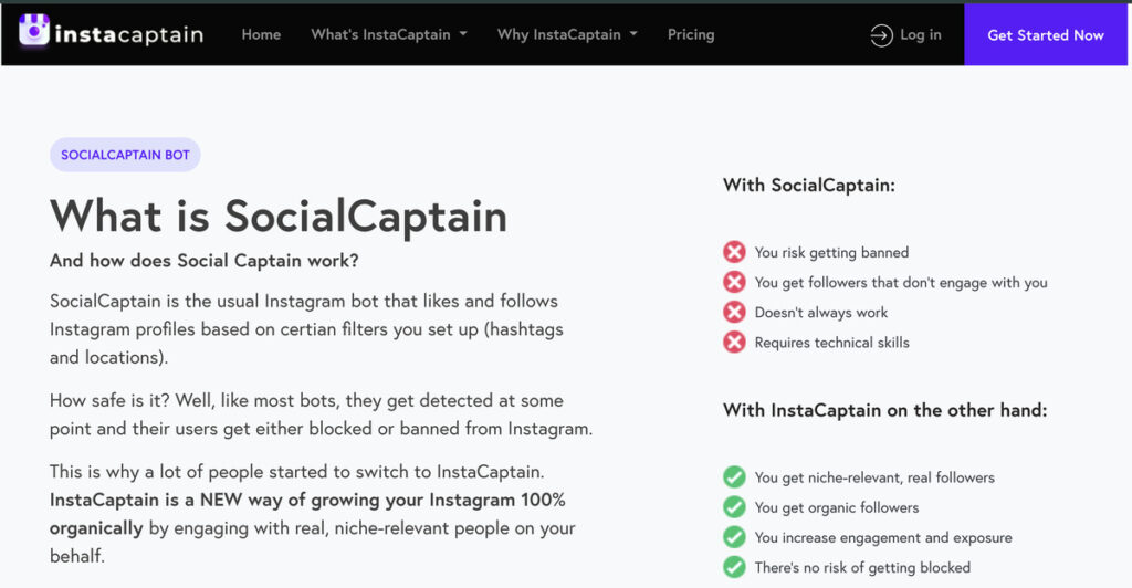 what is socialcaptain and how does it work