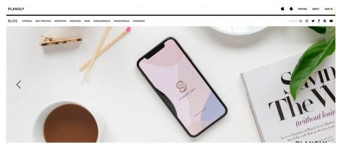 planoly Instagram automation platform