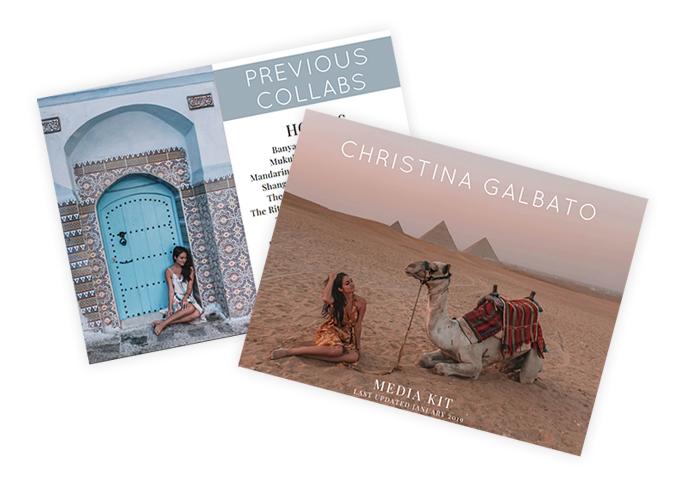 Graphics for a media kit