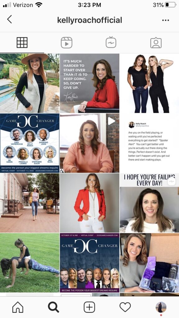 kelly roach instagram profile