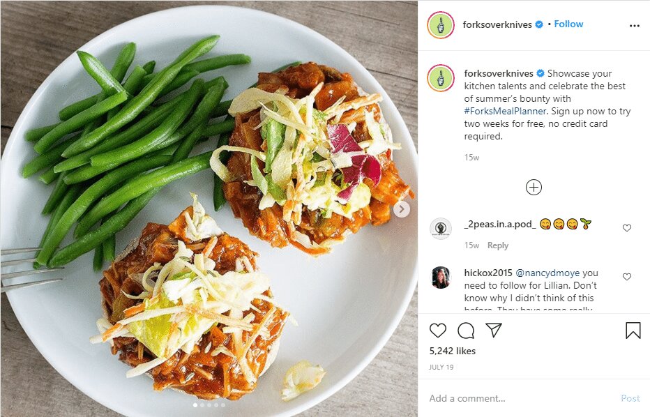 forksoverknives instagram post