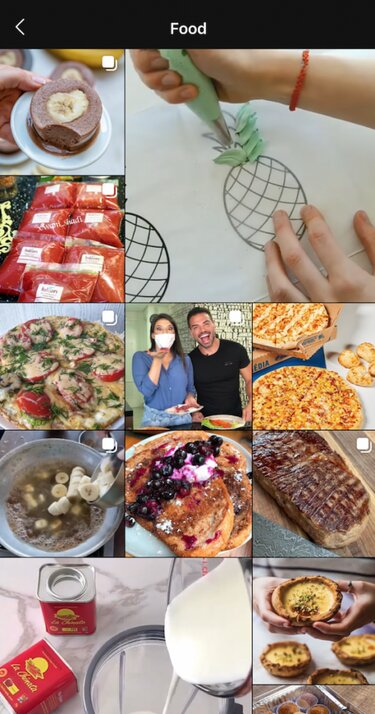 food instagram feed