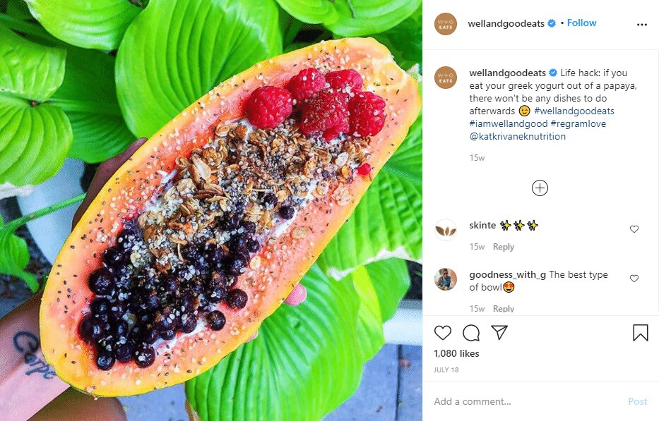 Life hack instagram post