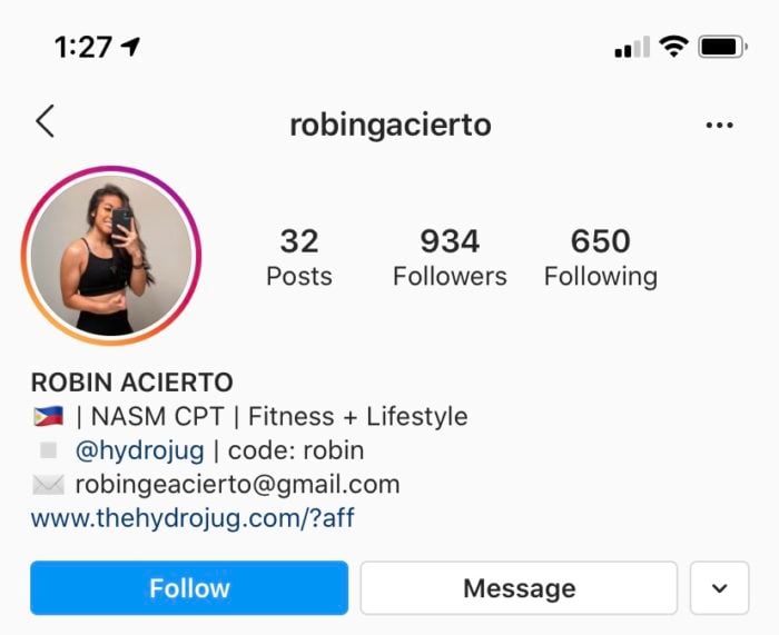 affiliate links on instagram bio