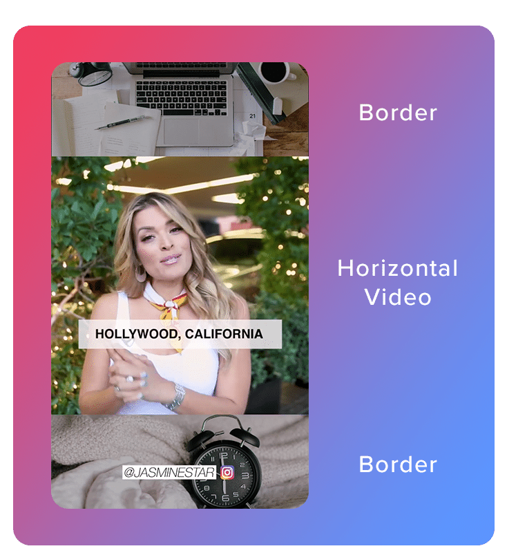 jasmine star videos, horizontal Video instagram trick