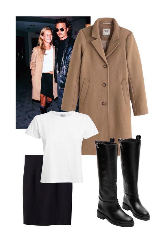 Kate moss with ’90s Aesthetics