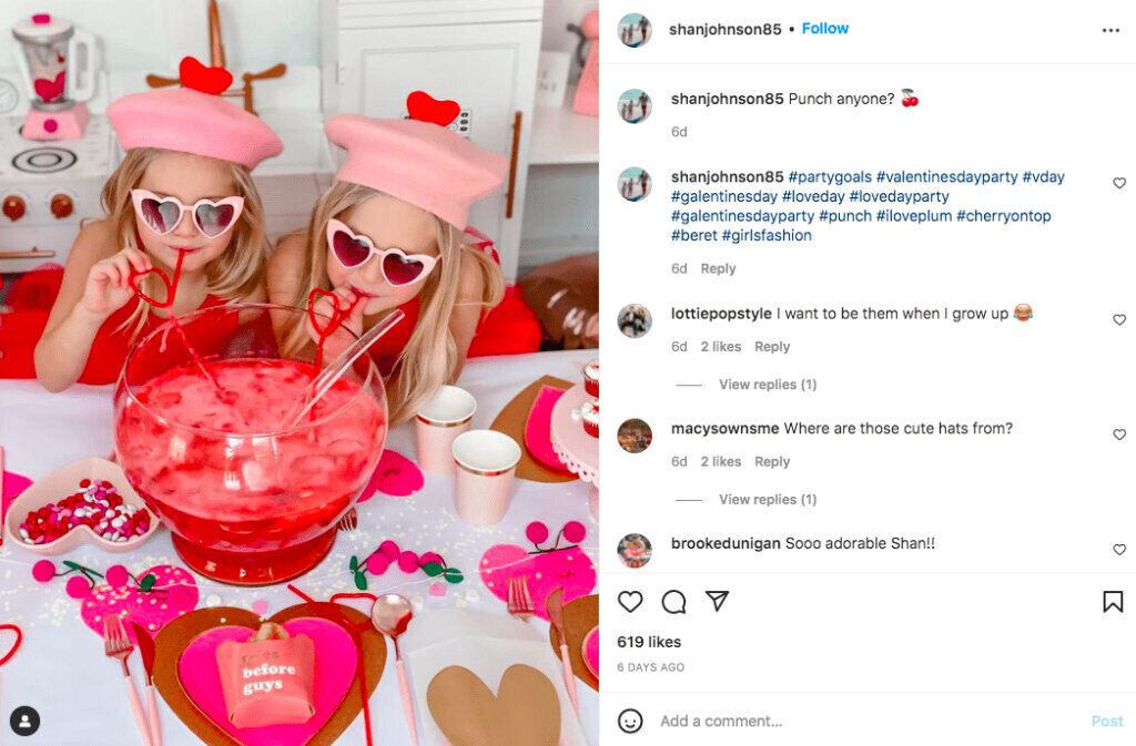 valentine's day with the girls