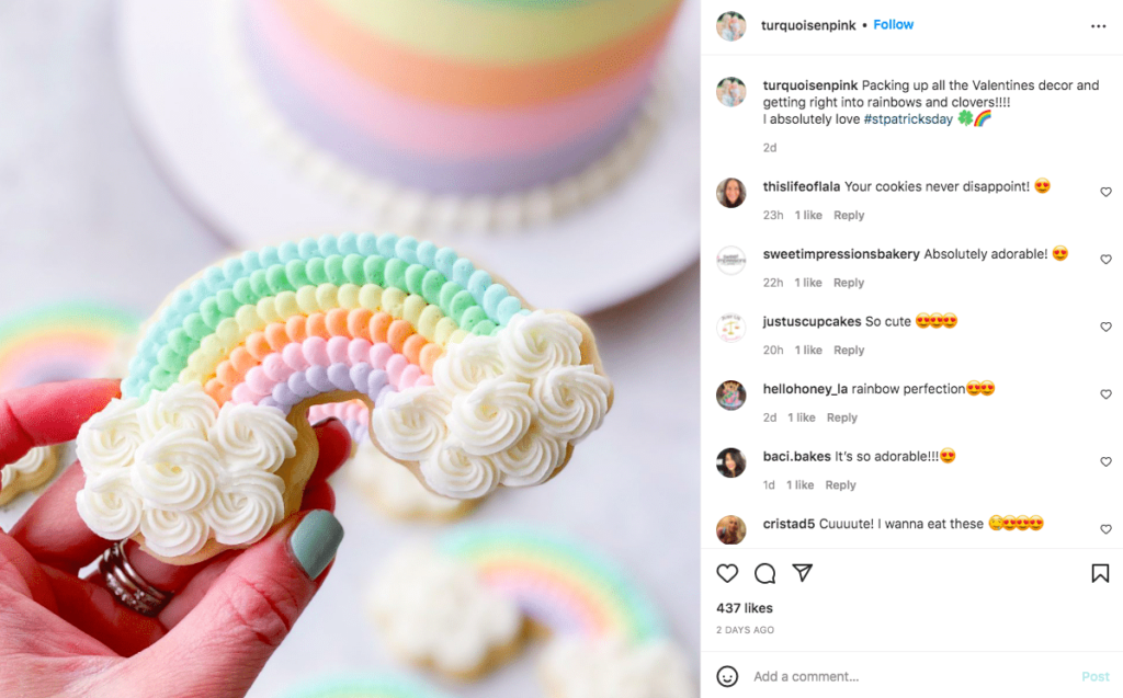 St. Patricks Day instagram caption with emoji