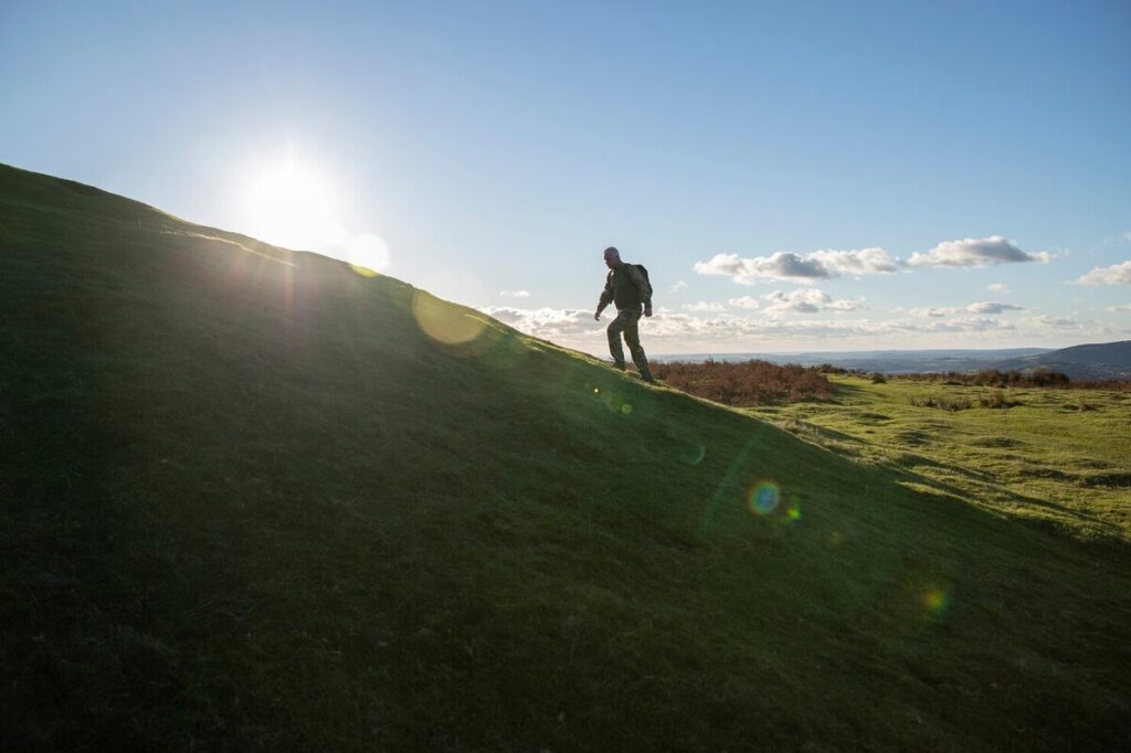 Solo hiking roadtrip outdoors