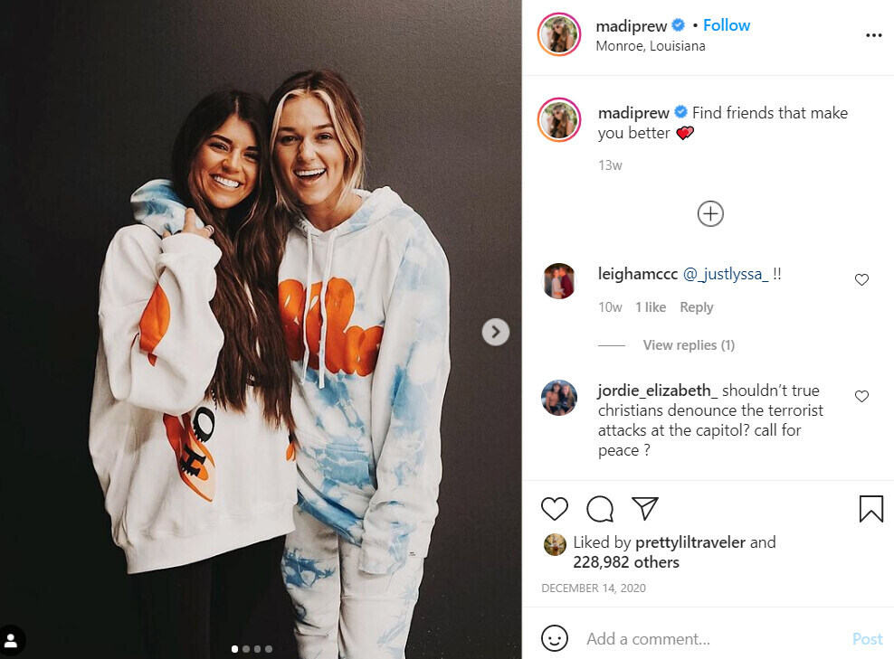 Two friends smiling for the camera