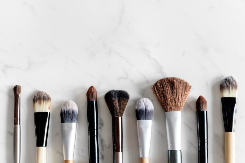 Makeup brushes and tools