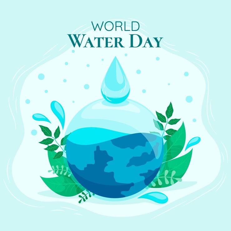 Illiustration World's water day