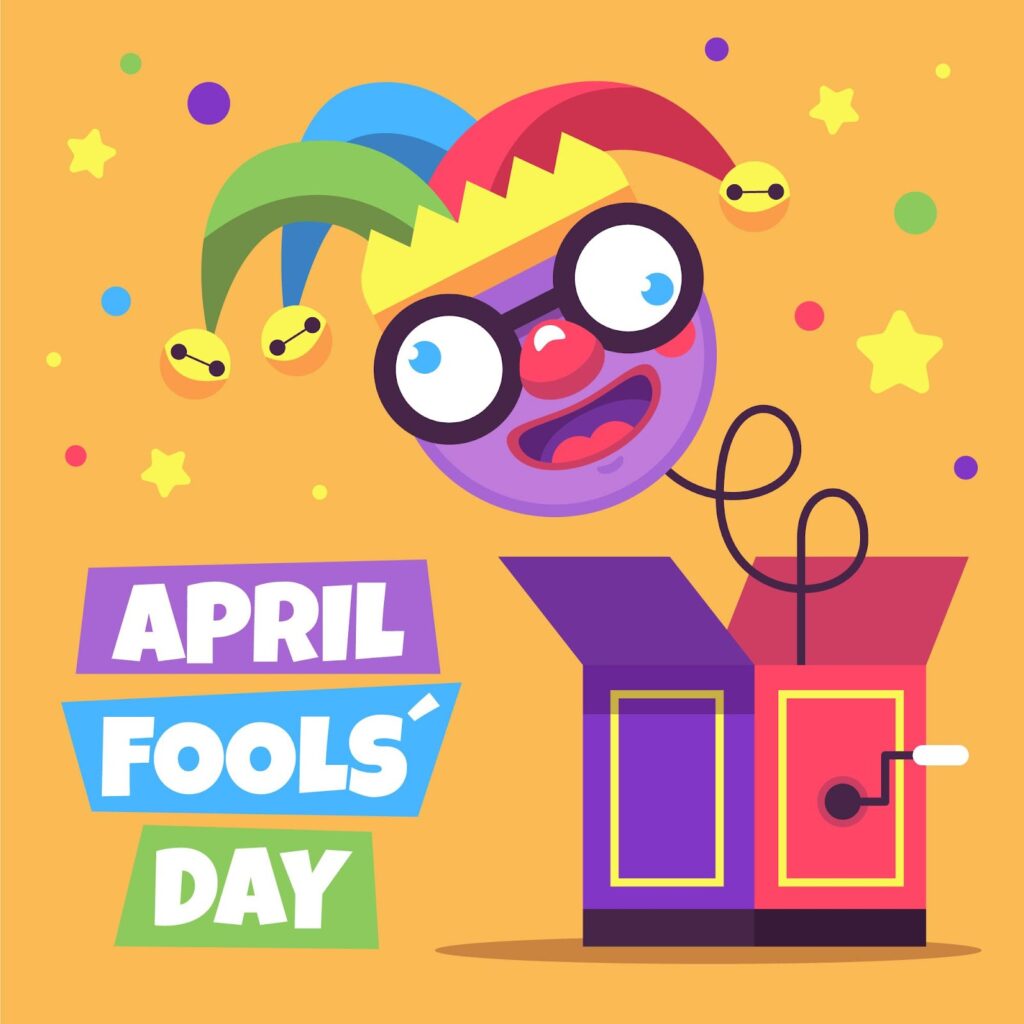 Silly illustration about jack in the box