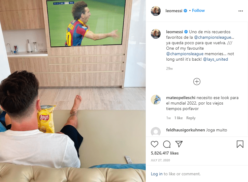 lionel messi who has the most followers on instagram