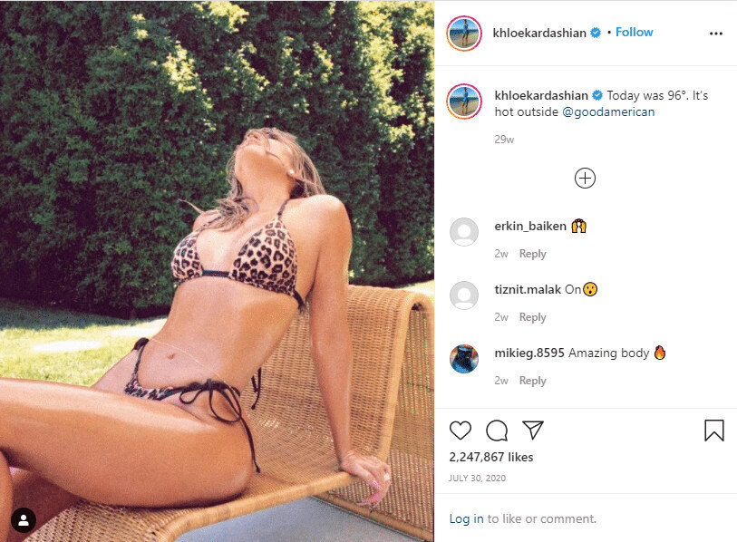 khloe k on instagram