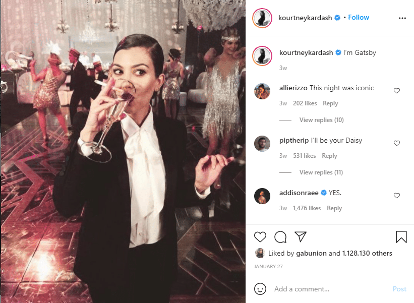 Kourtney Kardashian IG post