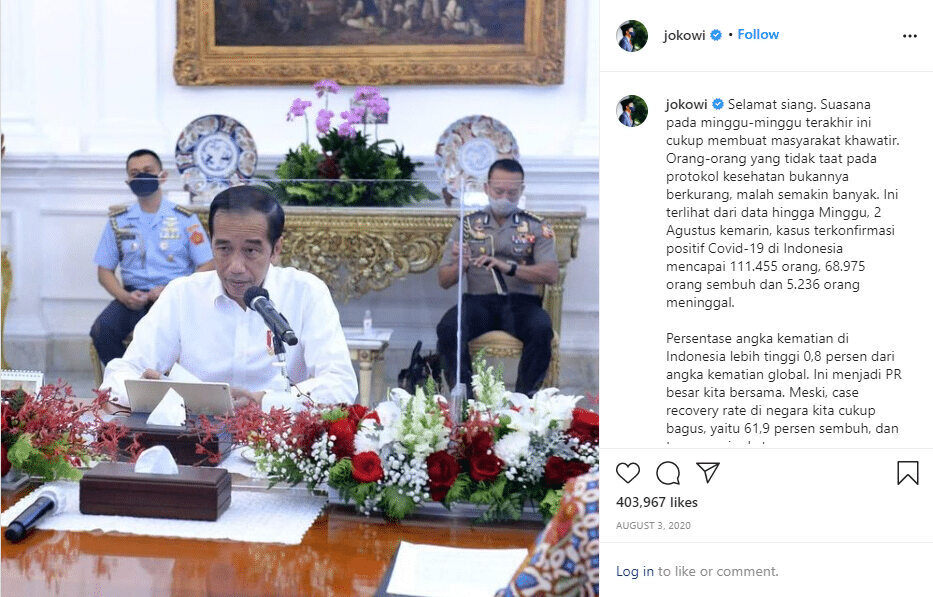 Politician Joko Widodo 