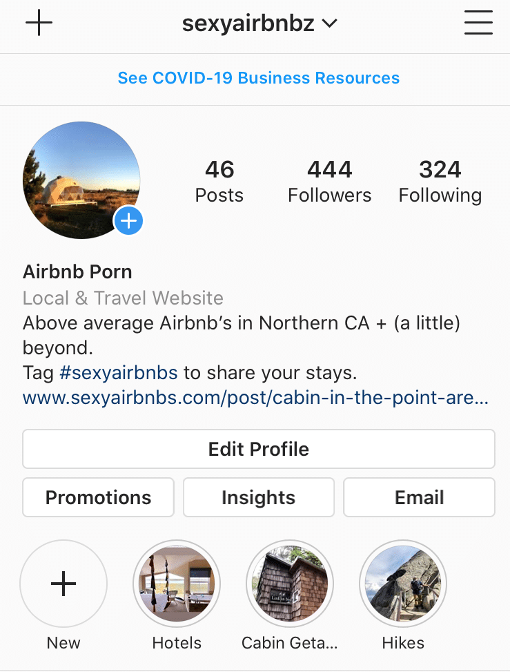 Creating A Highlight From Your Profile