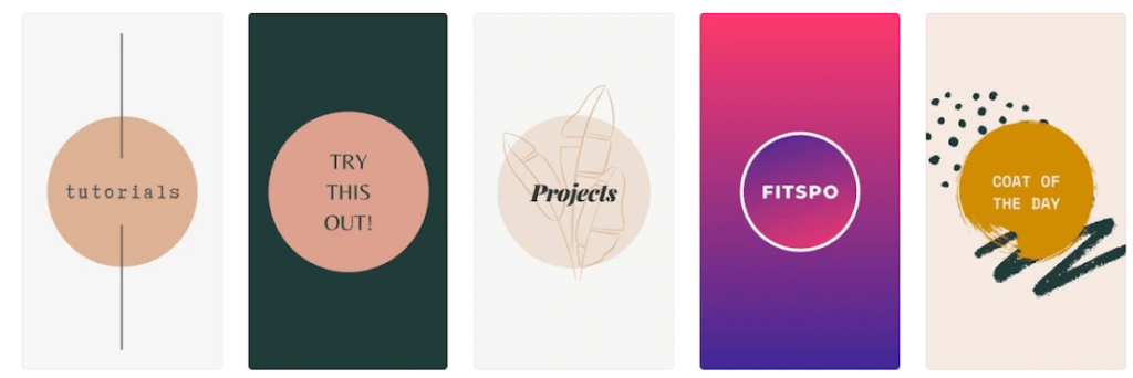 Instagram highlight covers example