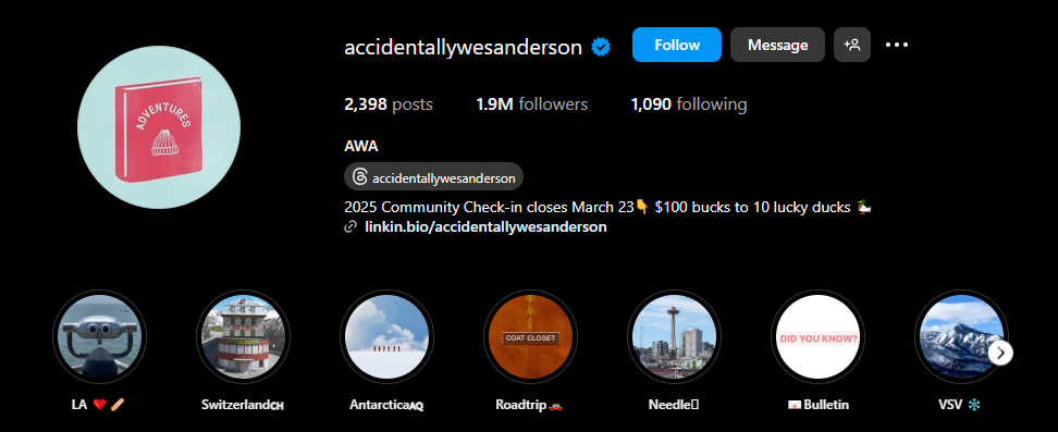 Accidentally Wes Anderson