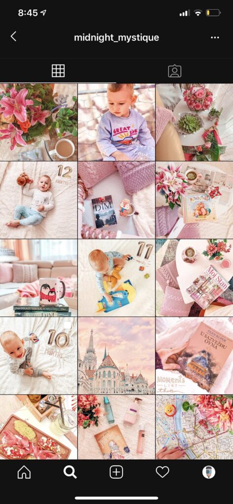 mythical instagram theme 