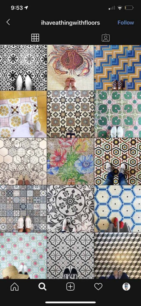 patterned instagram theme 