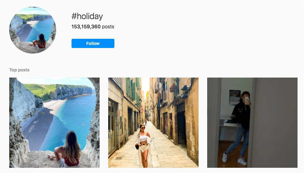 holiday screenshot hashtag