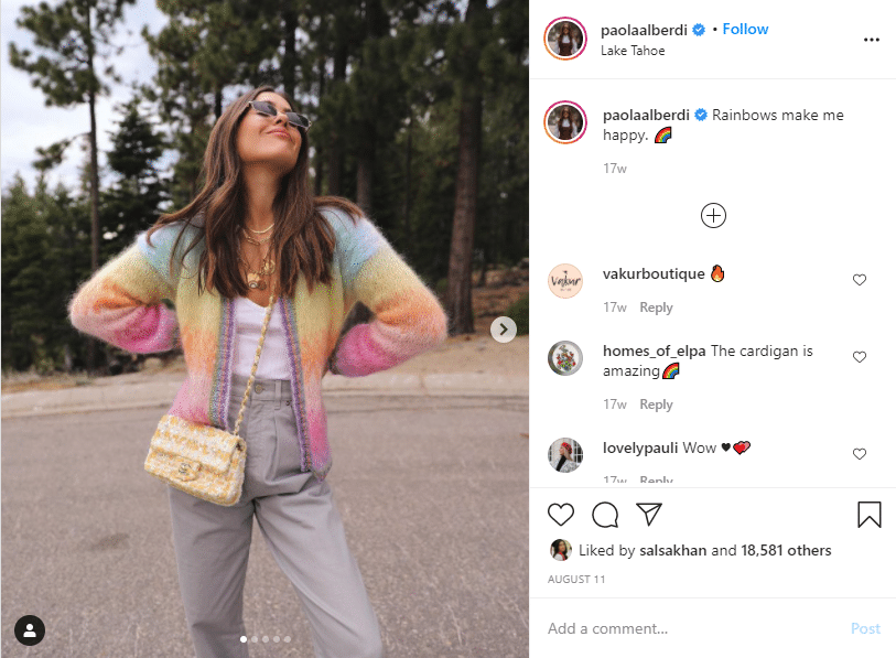 Paola Alberdi instagram influencer