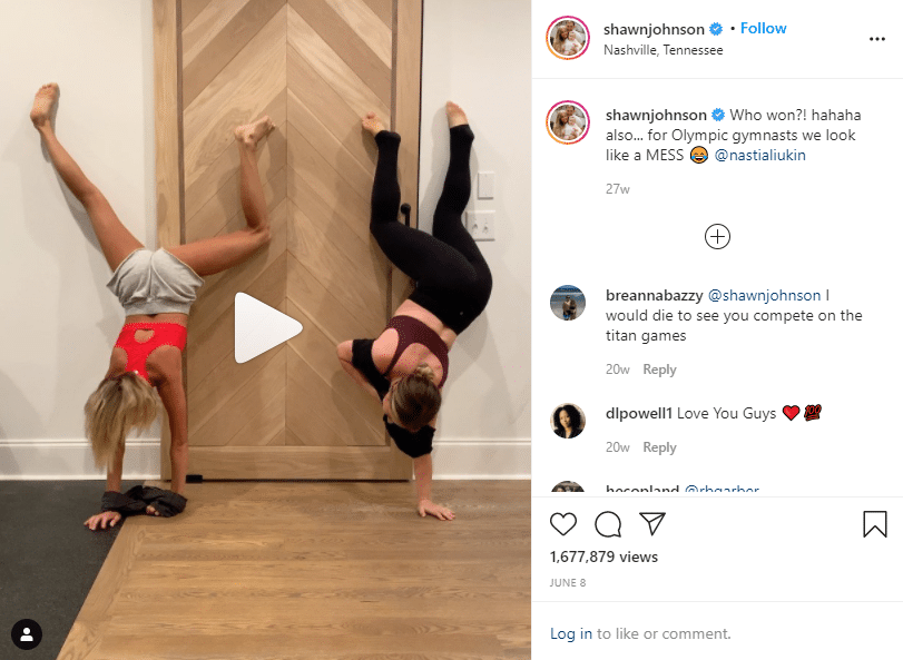 Shawn Johnson is an olympic gymnastics legend