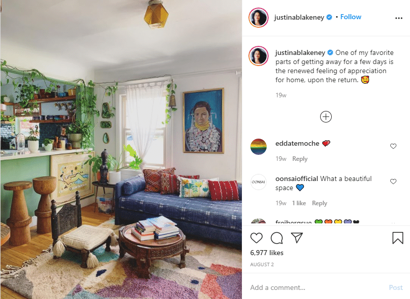 Justina Blakeney home stylist