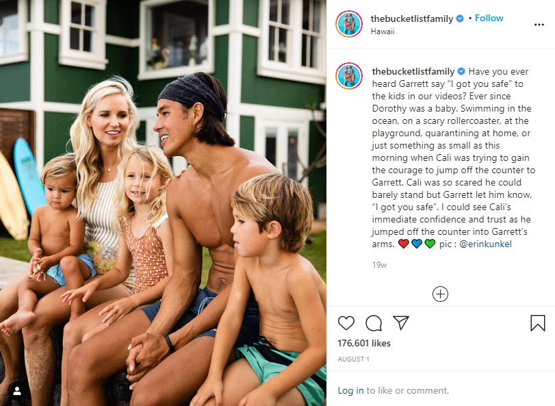 family traveling influencers