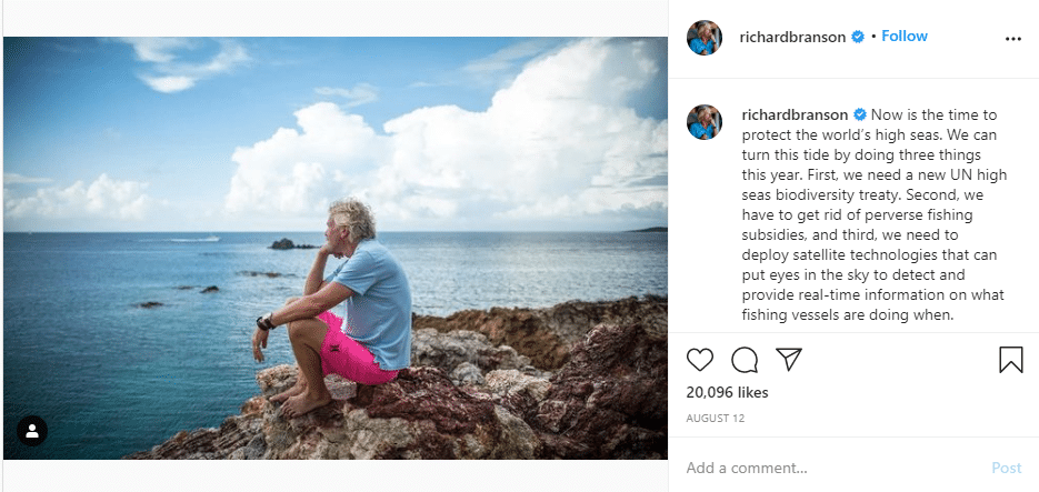 Richard Branson is an English business magnate