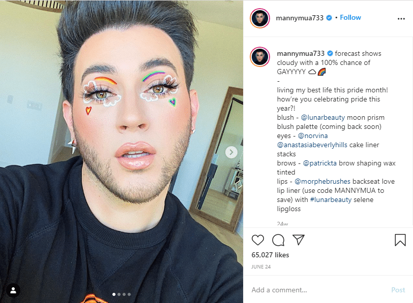 beauty vlogger Manny Gutierrez