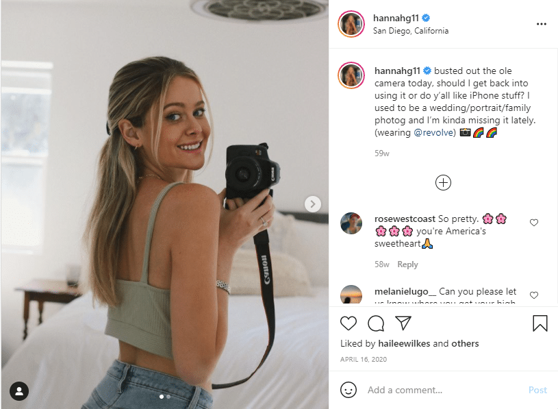hannah godwin instagram models