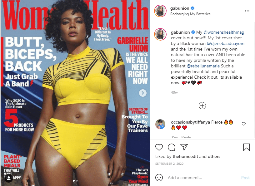 gabrielle union instagram models