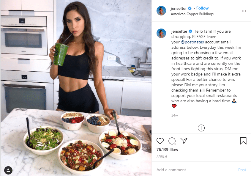 instagram fitness jenselter