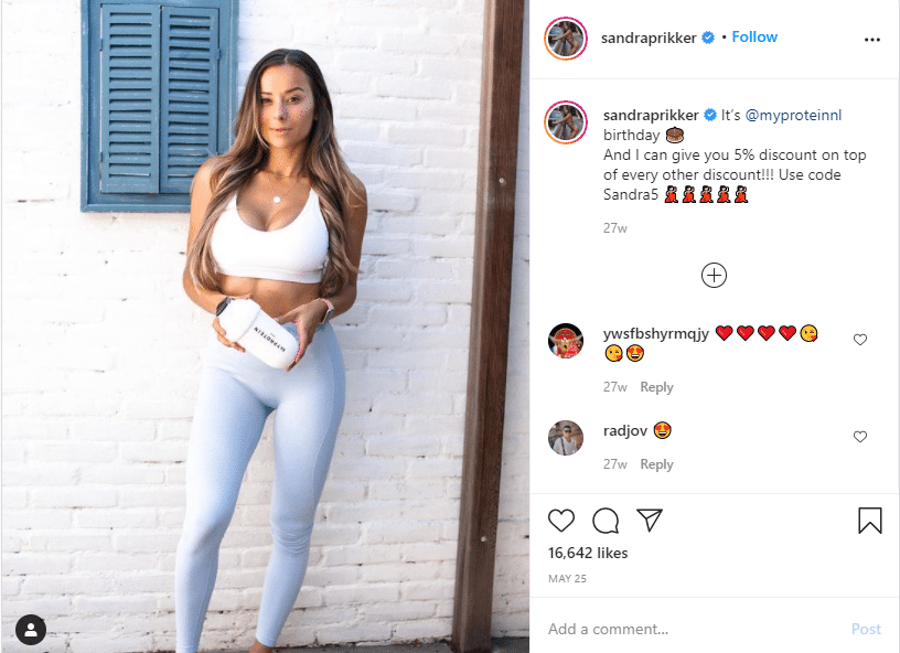 instagram fitness Sandra Prikker