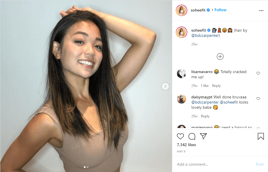 Sohee Lee fitness, nutrition and flexible dieting trainer