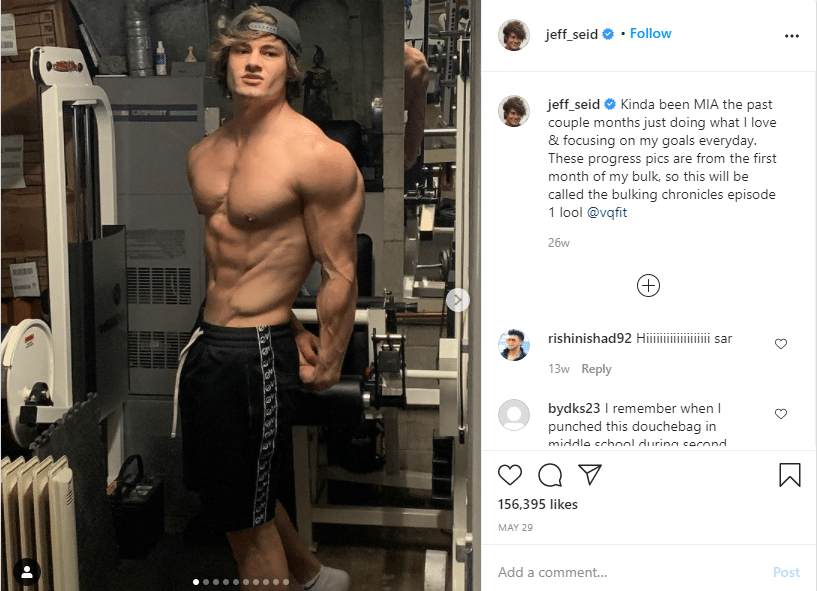 instagram fitness jeff seid