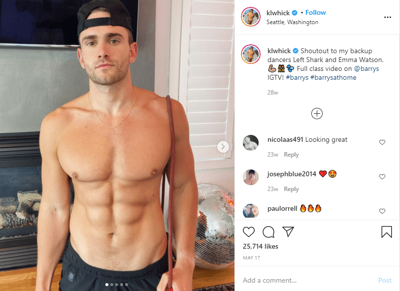 Keegan Whicker is a founder of Barry’s Bootcamp and fitness instructor