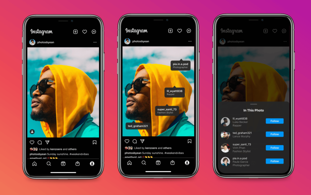 enhanced tags for creators instagram update 2022