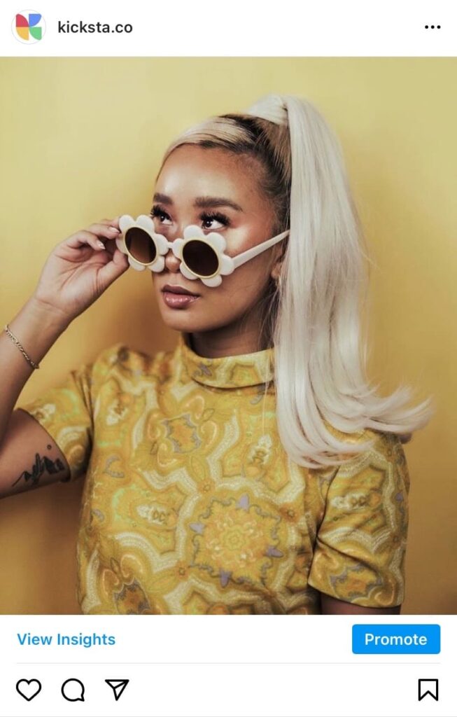 Instagram promotions posts