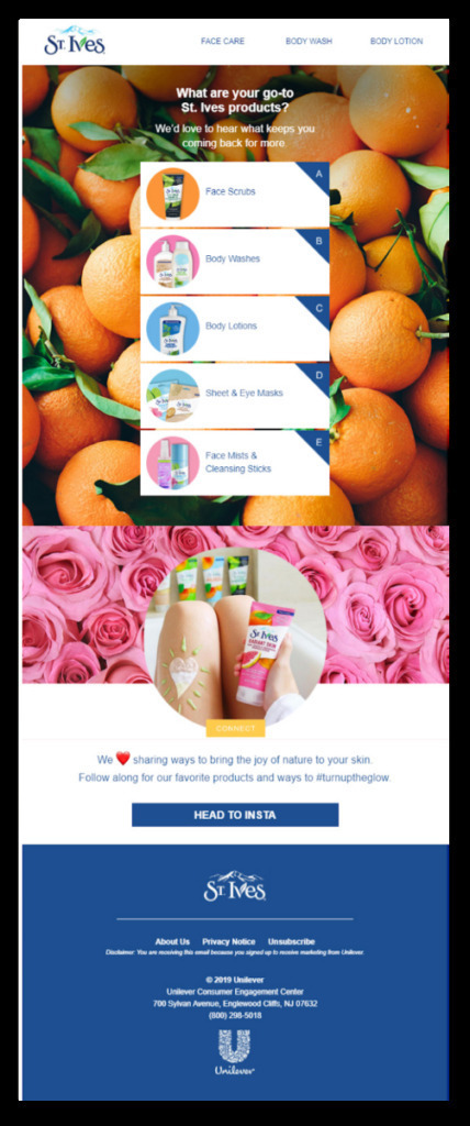 screenshot of product