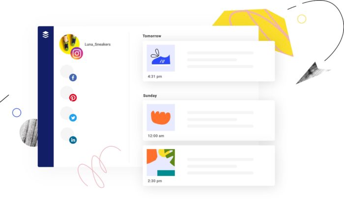 Buffer app dashboard